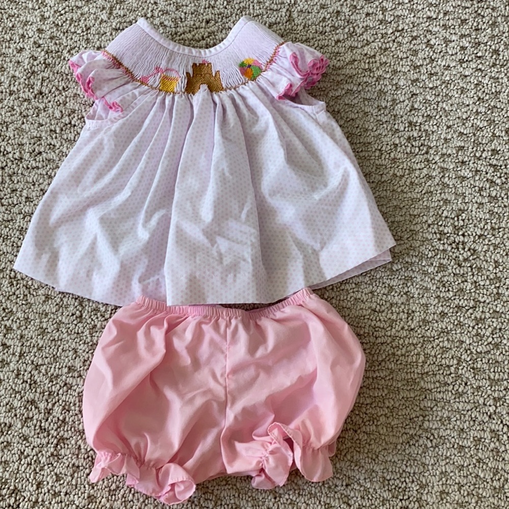 Smocked Beach Set